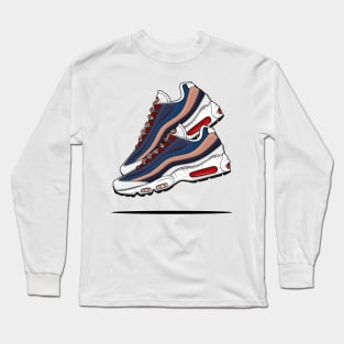 Air Max 95 Sneakers illustration Long Sleeve T-Shirt